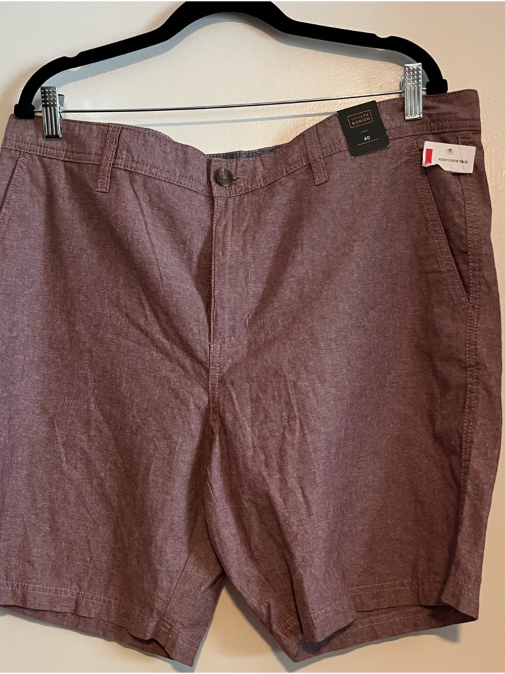 Southern Marsh Men’s Burgundy Flat-Front Shorts